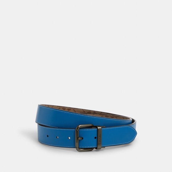 NWT Coach Outlet Roller Buckle Cut To Size Reversible Belt, 38 Mm - Picture 1 of 3